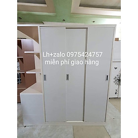 Mua Tủ nhựa đài loan 3 cánh 1 kệ cửa lùa