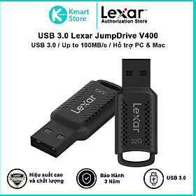 Mua USB 3.0 Lexar JumpDrive V400 Flash Drive 32GB - Hàng Chính Hãng