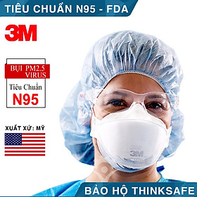 Khẩu trang N95 3M 1870+ Khẩu trang y tế dùng trong phẫu thuật đạt chuẩn