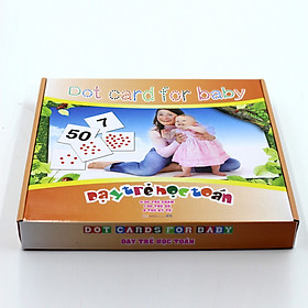 Nơi bán Bộ Dạy Trẻ Học Toán - DOT Card For Baby Học Liệu Glenn Doman Cao Cấp - Giá Từ -1đ