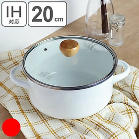 Nồi inox tráng men Pearl Metal Curry Chef Ø20cm - Hàng nội địa Nhật Bản |nhập khẩu chính hãng|