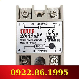 Relay bán dẫn SSR-10DA FOTEK hàng mới