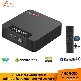 Mua Android Tivi Box Magicsee N5 Max X4 Ram 4G Android 11 Điều Khiển Cử Chỉ  Và Giọng Nói Tiếng Việt Bluetooth S905X4 Wifi 2 Băng Tần Cài Sẵn Phim,  Truyền Hình
