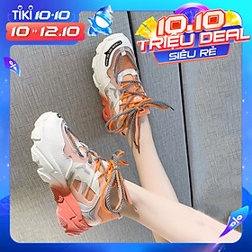 Giày thể thao nữ, giày sneaker nữ lưới đế 3 màu thời trang Hàn Quốc
