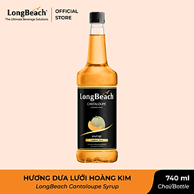 Siro Dưa LướI Hoàng Kim - LongBeach Cantaloupe Flavoured Syrup 740ml