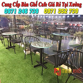 Mua Bộ bàn ghế sắt cafe ngoài trời
