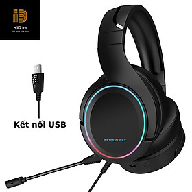 Mua Tai nghe Gaming có dây kết nối USB PYTHON FLY X6 PRO THX 7.1 âm thanh không gian vòm  50mm Drivers  Mic linh hoạt và có thể tháo rời cho PC  Laptop - LED RGB