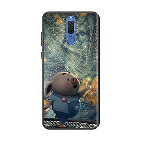 Ốp lưng TPU viền dẻo cho điện thoại HUAWEI NOVA 2I Hình Heo Con Chạy Bộ