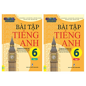 Sách - Bộ 2 cuốn Bài Tập Tiếng Anh 6 Cơ Bản Và Chuyên Sâu Biên soạn theo chương trình GDPT mới Global Success - ndbooks - Combo 2 tập