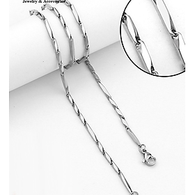 Dây chuyền nam inox 2 ly tuổi teen