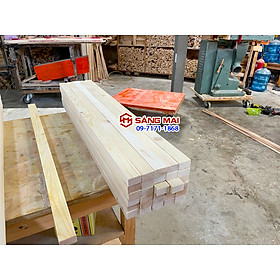 Mua  MS92  Thanh gỗ thông 2cm x 3cm x dài 80cm + láng mịn 4 mặt