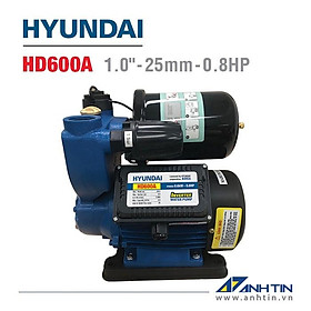 Mua Máy bơm nước đa năng HYUNDAI HD600A | Công suất 600W | 25 mm/ 1 inch | Cột áp 30m - Cột hút 9m