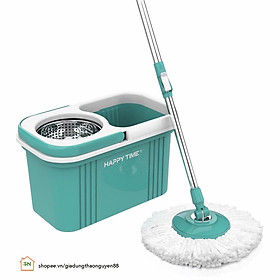 Mua bộ cây lau nhà thông minh xoay 360 độ Happy Time KH-CL330S siêu thấm hút