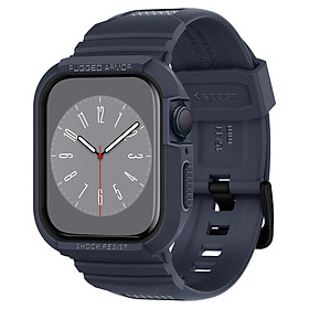 Mua Ốp Case bảo vệ tích hợp dây đeo Spigen Rugged Armor Pro cho Apple Watch Series 9/8/7 (45mm) & Apple Watch Series SE2/6/SE/5/4 (44mm) - Hàng Chính Hãng