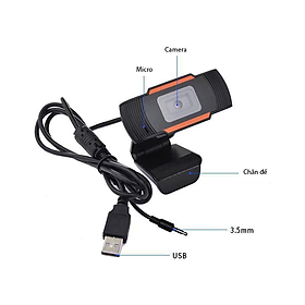 Mua Webcam máy tính  Camera HD Có Mic cho Laptop Học Online qua ZOOM  Trực tuyến - Hội họp - Gọi video hình ảnh sắc nét