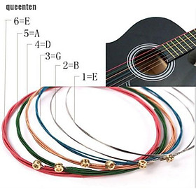 Mua Set 6 dây đàn guitar màu cầu vồng