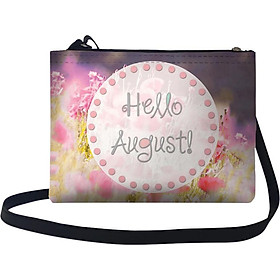 Túi Đeo Chéo Nữ In Hình Hello August! - TUTE041