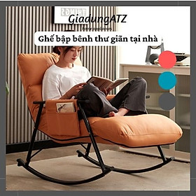 Mua Ghế lười bập bênh Bazhou cao cấp  ghế thư giãn khung thép