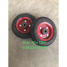 Mua Bánh xe cao su 20cm -Dùng để thay thế xe đẩy hàng 2 bánh hoặc 4 bánh