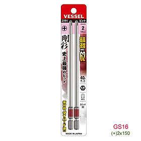 Mũi vặn vít 1 đầu mũi chữ thập GS16 - Vessel (Nhật Bản)