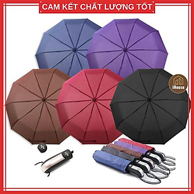 Mua Ô che mưa nắng đóng mở bấm tự động  Ô dù che mưa nắng thời trang gấp nhỏ gọn có dây đeo iHouse
