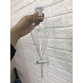 Mua Phễu thủy tinh tách chiết tinh dầu chốt nhựa 500ml sau chưng cất tinh dầu