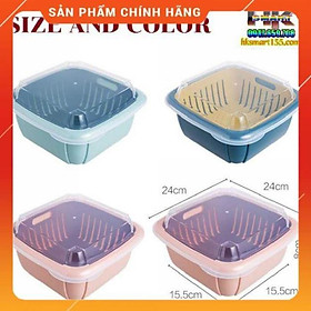Mua Giá đựng hoa quả vuông có chậu và nắp giá sỉ
