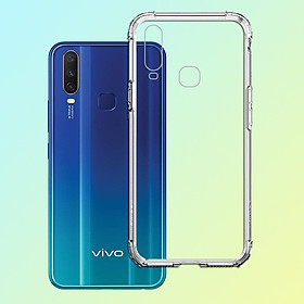 Ốp Lưng Chống Sốc cho Vivo Y11 - 04088 Dẻo Trong - Hàng Chính Hãng