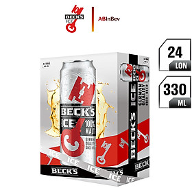 Thùng 24 Lon Bia Beck's Ice (330ml / Lon)