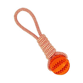 Dog Ball with Rope Interactive Dog Toy for Puzzle Feeders Dog Rope Toy