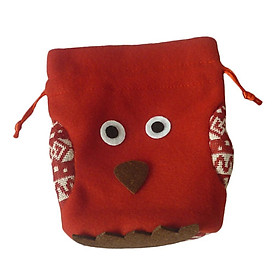 Red Owl Christmas Train String Candy Gift Bags