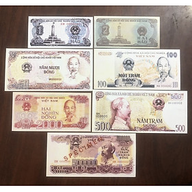 Mua Bộ tiền Việt Nam không duyệt phát hành  7 mẫu lưu niệm copy sưu tầm