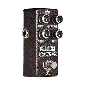 Phơ Cục Distortion Mạch True Bypass Cho Đàn Guitar XVIVE T1 GOLDEN BROWNIE