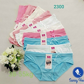 Combo 10 Quần Lót Thun Thái Cotton Đính Nơ Xinh Xắn