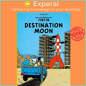 Sách - Destination Moon by Herge (UK edition, paperback)