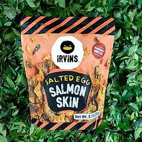 Da cá hồi trứng muối 105g IRVINS - Small Salted Egg Salmon Skin