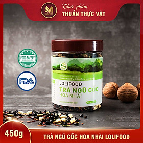 Trà Ngũ Cốc Hoa Nhài Lolifood 450g - Hỗ Trợ Giảm Đau Nhức Xương Khớp, Giúp An Thần, Ngủ Ngon, Giảm Cân, Giữ Dáng, Đẹp Da, Thanh Nhiệt, Giải Độc, Detox Cơ Thể, Mát Gan, Tốt Cho Người Bị Mỡ Máu, Tim Mạch, Huyết Áp