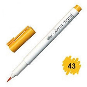 Bút lông đầu cọ viết calligraphy Marvy Artist Brush 1100 - Brilliant Yellow (43)