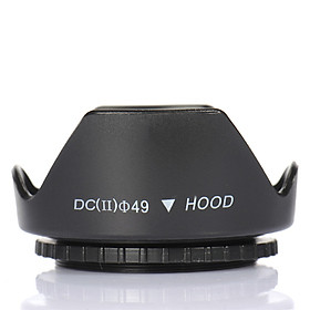 Lens hood Loa che nắng hoa sen vặn ren ống kính máy ảnh Phi 49mm