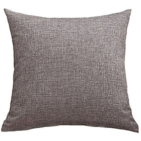 4 Pillowcase Anthracite Plain Aspect 40 x 40 cm
