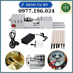 Máy tiện gỗ mini - Máy đánh bóng hạt gỗ