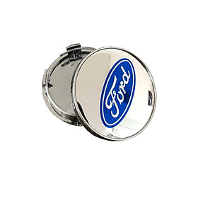 Logo chụp mâm bánh xe ô tô Ford đường kính 60mm