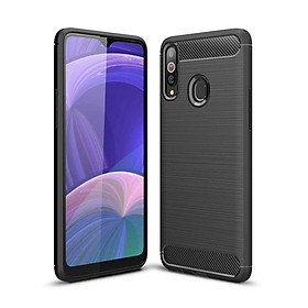 Ốp lưng chống sốc cho Samsung Galaxy A20s hiệu Likgus (chuẩn quân đội, chống va đập, chống vân tay) - Hàng nhập khẩu