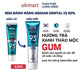 Kem Đánh Răng MEDIAN DENTAL IQ 93% 120g - MEDIAN GUM SCIENCE 87% - 93% 120g