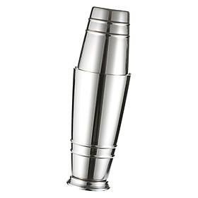 Cocktail Shaker Set Two-Piece Pro Boston Shaker Martini Drink Shaker Silvery