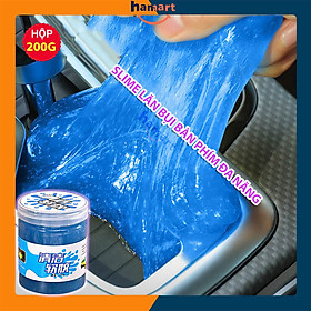 Hộp 160g Slime Lau Bụi Bàn Phím Làm Sạch Thiết Bị Điện Tử Gel Dính Bụi Vệ Sinh Ô Tô Đa Năng