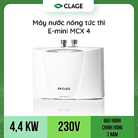 Máy Làm Nước Nóng Tức Thì CLAGE E-mini MCX4, Chống Giật