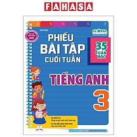 Global Success - Phiếu Bài Tập Cuối Tuần Tiếng Anh 3