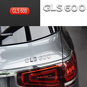 Decal tem chữ GLS600 dán đuôi xe ô tô Maybach trang trí