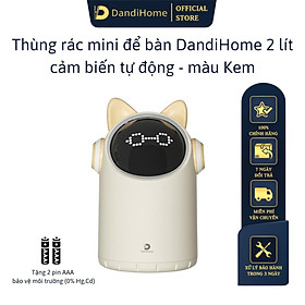 Mua Thùng rác mini để bàn DandiHome 2 lít cảm biến tự động đóng mở